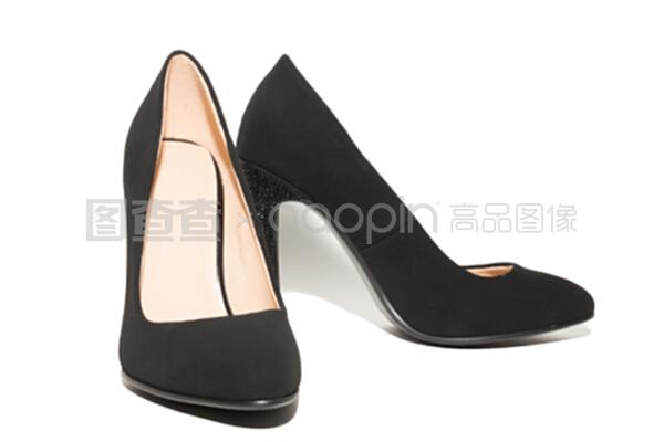 白色背景的女鞋及鞋类配件 时尚与搭配的完美融合